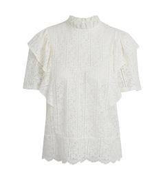 Снимка на Orsay White Ladies Lace Blouse - Women
