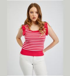 Снимка на Orsay White Pink Women's Striped T-Shirt - Women