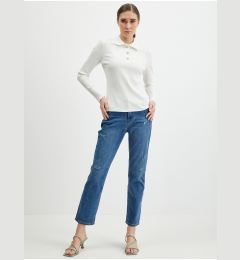Снимка на Orsay White Womens Ribbed Polo T-Shirt - Women