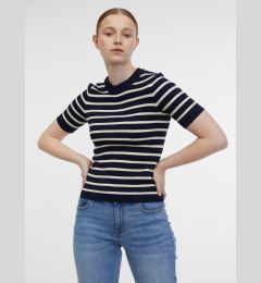 Снимка на Orsay Women's Navy Blue Striped Knit Top - Women's