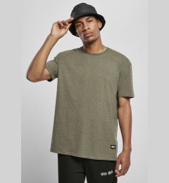 Снимка на Oversize Melange Tee dark green melange