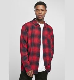 Снимка на Oversized Plaid Grunge Shirt Black/Red