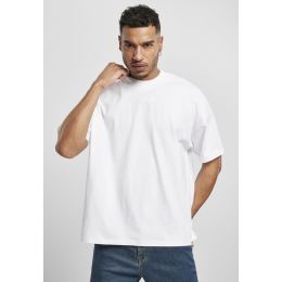 Снимка на Oversized T-shirt with neckline and neck white