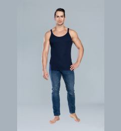 Снимка на Paco tank top with narrow straps - navy blue