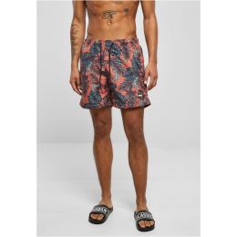 Снимка на Patterned Swimsuit Shorts Dark Tropical Aop