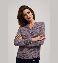 Снимка на Patterned V-neck shirt