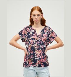 Снимка на Pink and blue floral blouse VERO MODA Gigi - Women