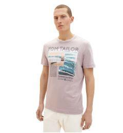 Снимка на Pink Men's T-Shirt Tom Tailor - Men