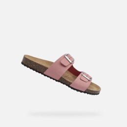 Снимка на Pink women's slippers Geox Brionia - Women's