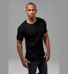 Снимка на Pleat Raglan Tee Black