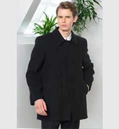 Снимка на PLT8206 DEWBERRY MEN'S COAT-STRAIGHT BLACK
