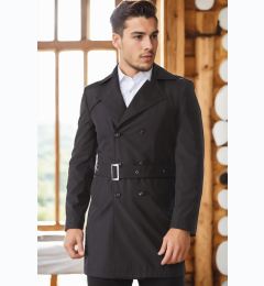 Снимка на PLT8321 DEWBERRY MEN'S OVERCOAT-PLAIN BLACK