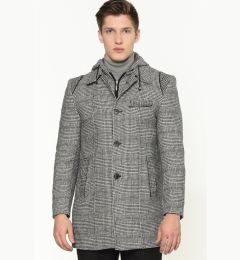 Снимка на PLT8335 DEWBERRY MEN'S COAT-PLAID GREY