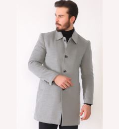 Снимка на PLT8364 DEWBERRY MEN'S COAT-LIGHT GREY