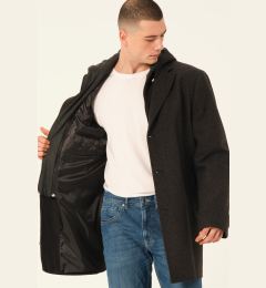Снимка на PLT8395 DEWBERRY BATTAL COAT-DIAGONAL BLACK