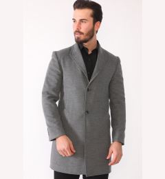 Снимка на PLT8398 DEWBERRY MEN'S COAT-DARK GREY