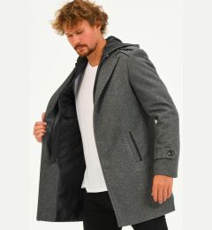 Снимка на PLT8401 DEWBERRY MEN'S COAT-DARK GREY