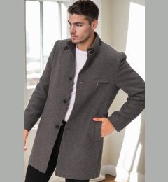 Снимка на PLT9367 DEWBERRY MEN'S COAT-STRAIGHT GREY