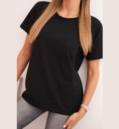 Снимка на Polski Women's cotton blouse in a classic cut black
