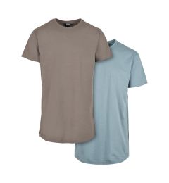 Снимка на Pre-Pack Shaped Long Tee 2-Pack Asphalt/Powder Blue