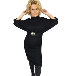 Снимка на Pri Knitted midi dress with belt and bat sleeves ALENA