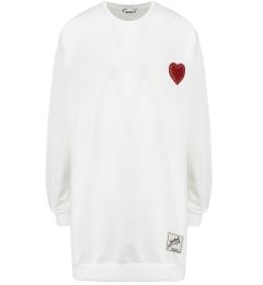 Снимка на Pri Long oversize dress blouse with heart patch MARTA