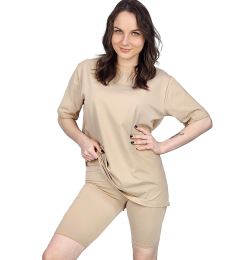 Снимка на Pri Set of cotton t-shirt oversize shirt short leggings SPIREL