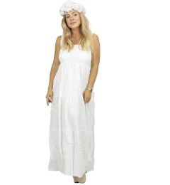 Снимка на Pri Summer boho strapless maxi dress with ruffles SOLEA