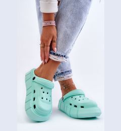 Снимка на PS1 Дамска дунапренена платформа Crocs Mint Beckett