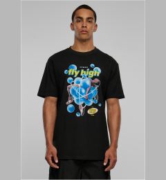 Снимка на Psychadelic oversize t-shirt in black color