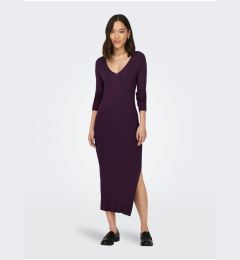 Снимка на Purple women's sweater midi dress ONLY Julie - Women's
