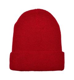 Снимка на Recycled Waffle Knit Beanie Red
