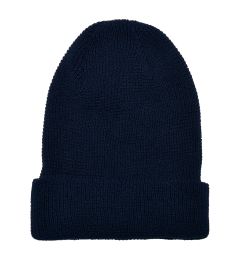 Снимка на Recycled Yarn Waffle Knit Beanie Navy Beanie