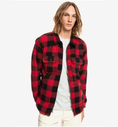 Снимка на Red Men's Plaid Shirt Quiksilver - Men's