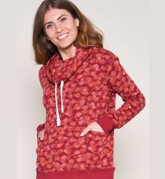Снимка на Red patterned sweatshirt Brakeburn - Women