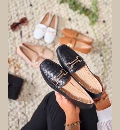 Снимка на Resti Black women's moccasins Bulerol
