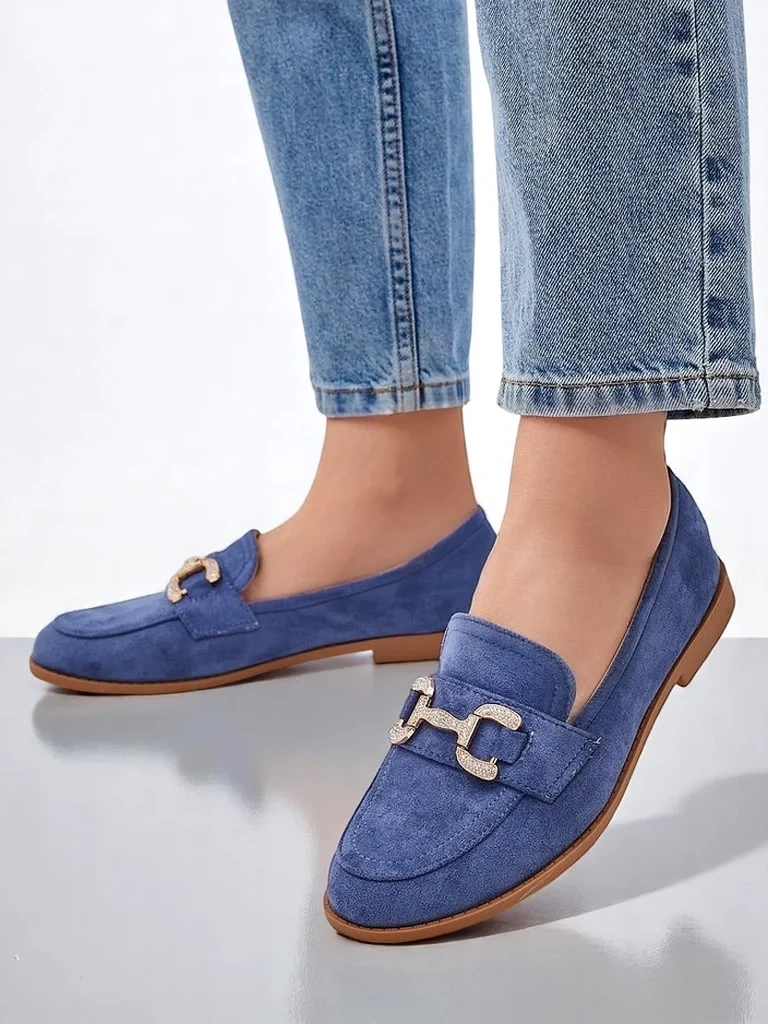 Снимка на Resti Elegant women's moccasins with a rhinestone decoration Zante