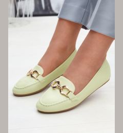 Снимка на Resti Green eco-leather women's moccasins with embellishment Wiwet-Footwear