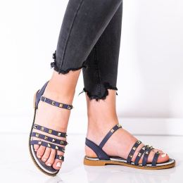 Снимка на Resti Navy sandals with gold studs Sokoto - Footwear