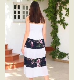 Снимка на Resti White floral dress PLUS SIZE - Clothing