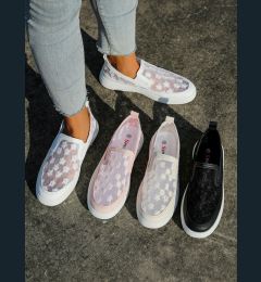 Снимка на Resti Women's mesh loafers with flowers Emzos