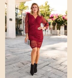 Снимка на Resti Women's mini dress with ruching PLUS SIZE
