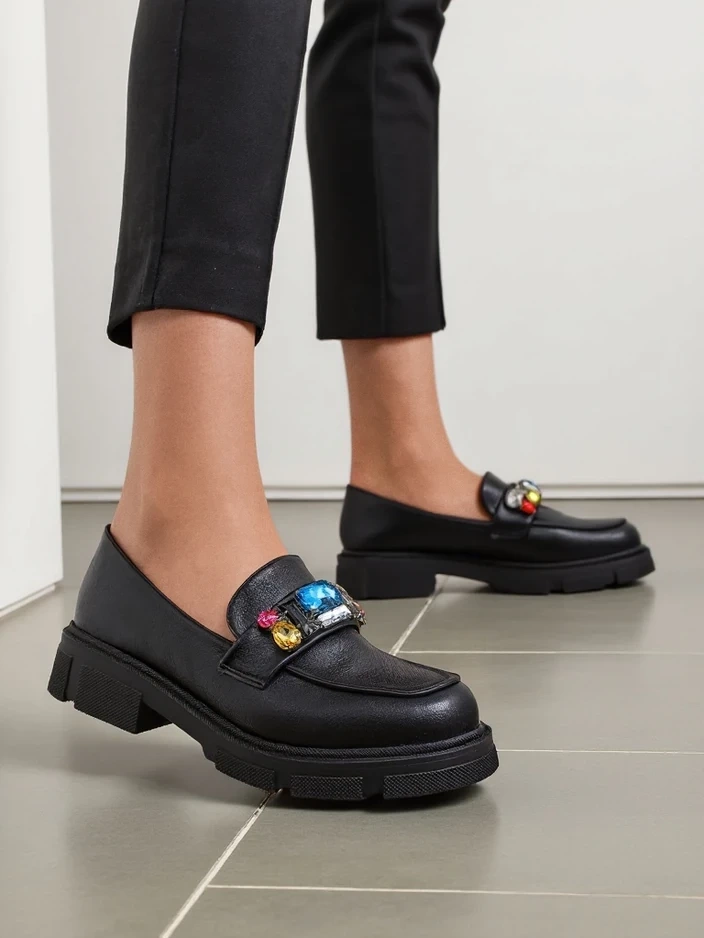 Снимка на Resti Women's moccasins with beads Narisco