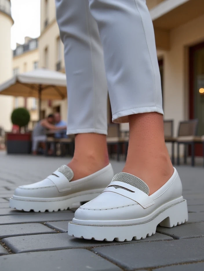 Снимка на Resti Women's moccasins with rhinestones Vinness