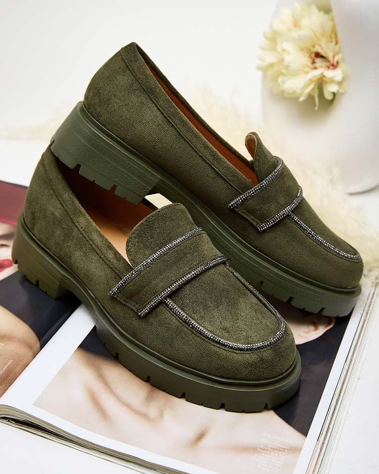 Снимка на Resti Women's moccasins with zircons Eroime