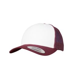 Снимка на Retro Trucker Colorful Front Maroon/White/Chestnut