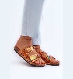 Снимка на S. BARSKI Декорирани дамски джапанки с катарами S.Barski