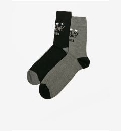Снимка на Set of two pairs of men's socks in gray and black Replay - Men