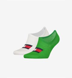 Снимка на Set of two pairs of socks in white and green Tommy Hilfiger Underw - Men