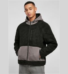 Снимка на Sherpa jacket with hood black/asphalt